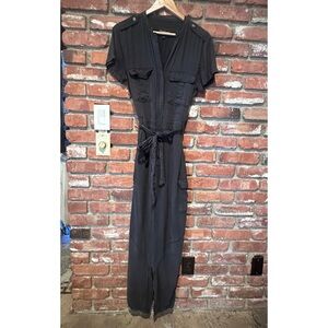 Velvet Heart Black Jumpsuit